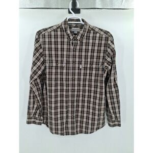 Carhartt‎ Mens Large Relaxed Fit Long Sleeve Plaid Shirt